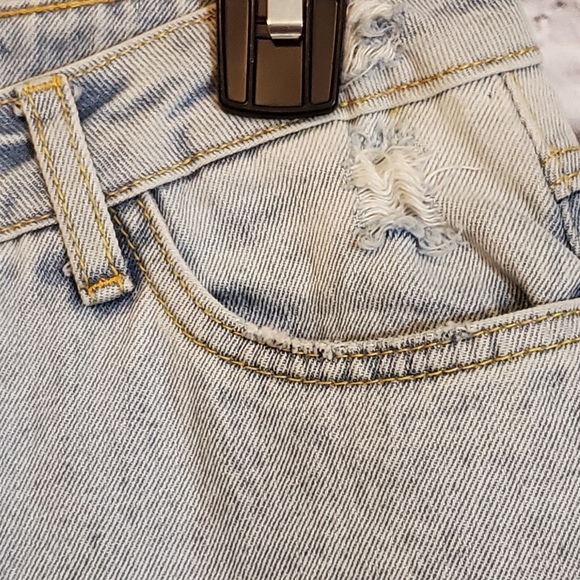 👖Avec Les Filles Distressed Denim Jeans - Picture 6 of 15